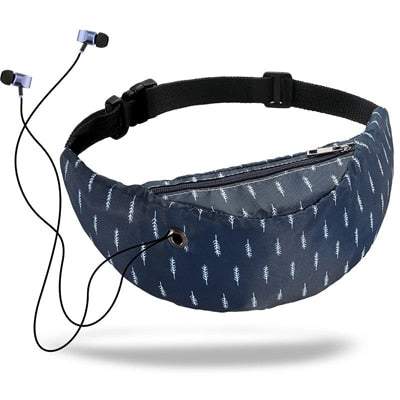 Women's Fashion Waist Packs Personalized Rock and Roll Color PU