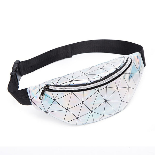 Women's Fashion Waist Packs Personalized Rock and Roll Color PU