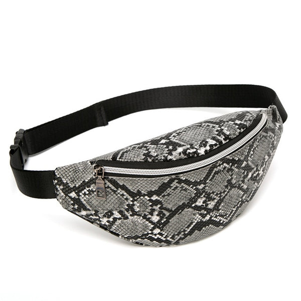 Women's Fashion Waist Packs Personalized Rock and Roll Color PU