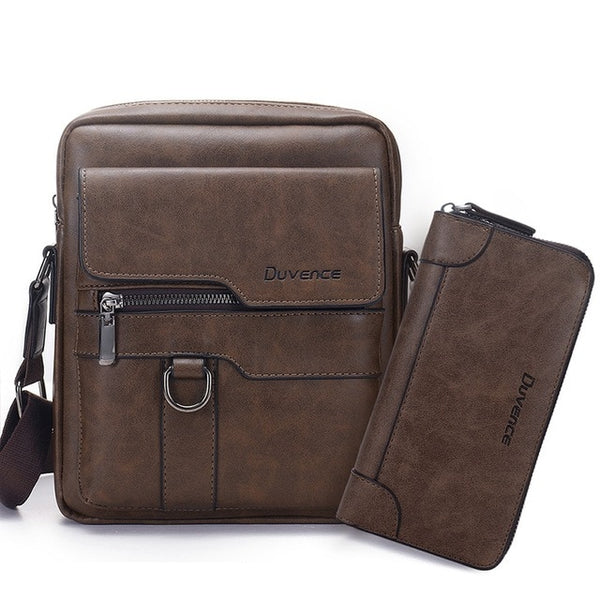 Brand Men Shoulder Bag for 10.4 inches Ipad PU Leather