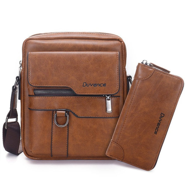 Brand Men Shoulder Bag for 10.4 inches Ipad PU Leather