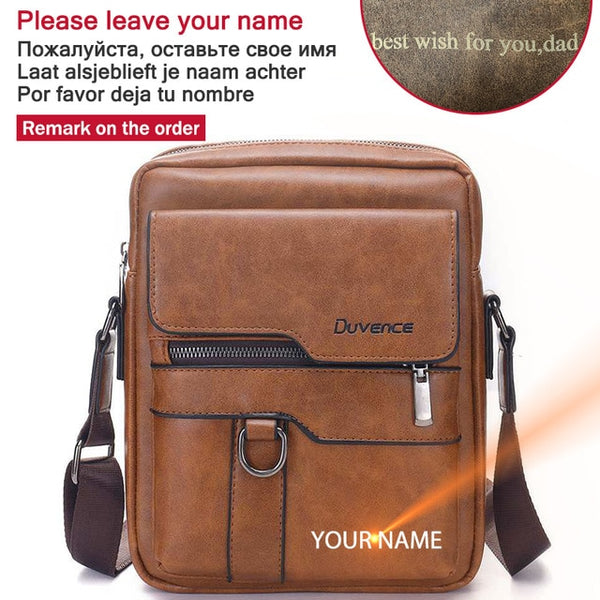 Brand Men Shoulder Bag for 10.4 inches Ipad PU Leather