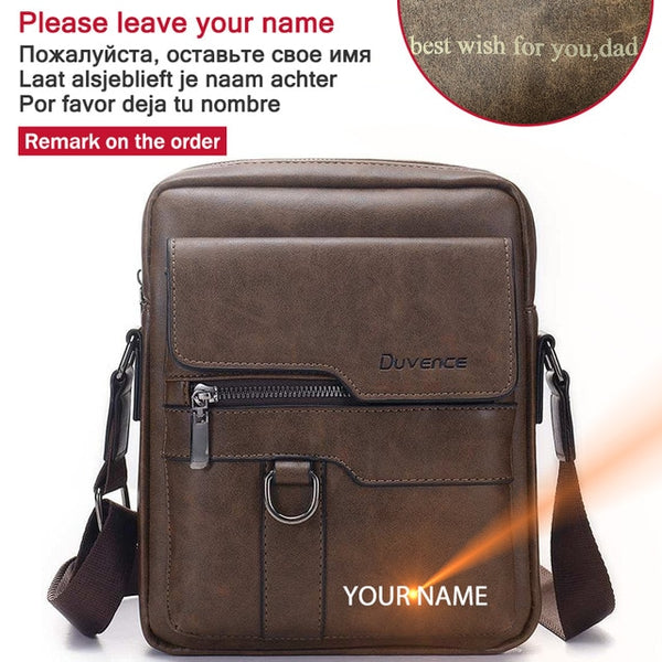 Brand Men Shoulder Bag for 10.4 inches Ipad PU Leather